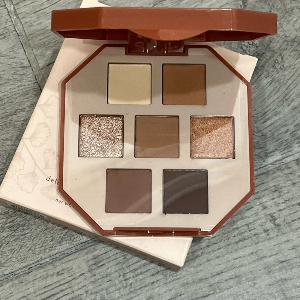 Julep Eyeshadow 101 Pro Powder Palette Rose‎ Golds Browns Full Size NIB 7 Shades